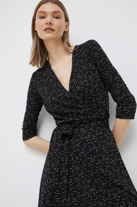 Сукня Lauren Ralph Lauren колір чорний midi розкльошена (2911633)