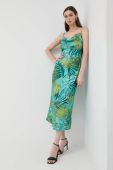 Сукня Guess колір бірюзовий maxi пряма