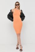 Сукня Guess колір помаранчевий mini облягаюча (3082770)