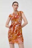 Сукня Guess колір помаранчевий mini облягаюча (3031707)