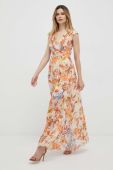 Сукня Guess колір помаранчевий maxi розкльошена (3082805)