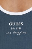 Сукня Guess колір синій midi облягаюча