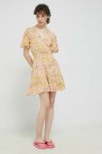 Сукня Billabong колір жовтий mini розкльошена (3071291)