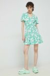 Сукня Billabong колір зелений mini розкльошена (3071295)