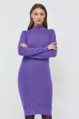 Сукня Karl Lagerfeld колір фіолетовий mini пряма