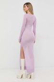 Сукня Patrizia Pepe колір фіолетовий maxi облягаюча