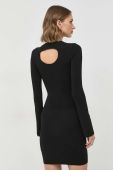 Сукня Patrizia Pepe колір чорний mini розкльошена (2855582)