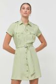 Сукня Patrizia Pepe колір зелений mini пряма (2867858)