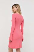 Сукня Patrizia Pepe колір рожевий mini розкльошена (2862764)