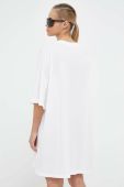 Бавовняна сукня Puma колір білий mini oversize