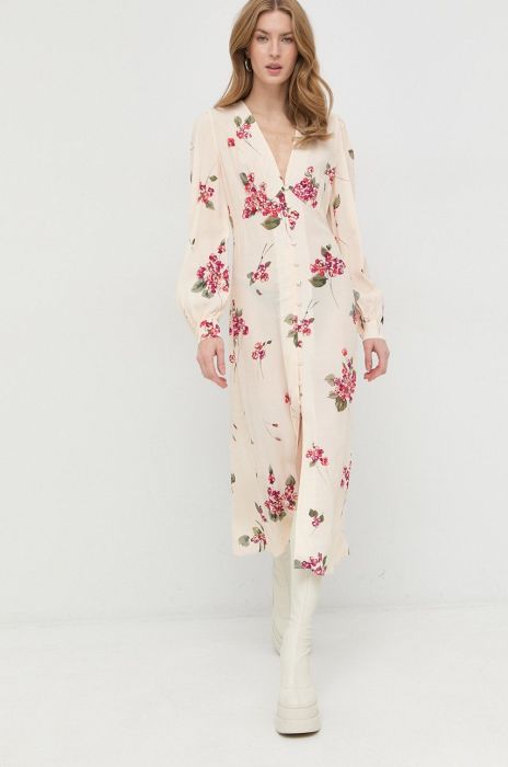 Сукня Twinset midi розкльошена колір барвистий (2915271)