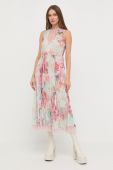 Сукня Twinset midi розкльошена колір барвистий (3181723)