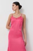Сукня Twinset колір рожевий midi пряма