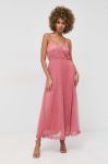 Сукня Twinset колір рожевий maxi розкльошена (3023148)