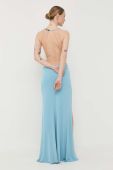 Сукня Elisabetta Franchi maxi облягаюча колір блакитний