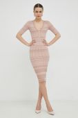 Сукня Elisabetta Franchi колір рожевий mini облягаюча (2909640)