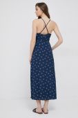 Сукня Pepe Jeans Pala колір синій maxi розкльошена