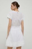 Бавовняна сукня Pepe Jeans колір білий mini розкльошена (3251217)