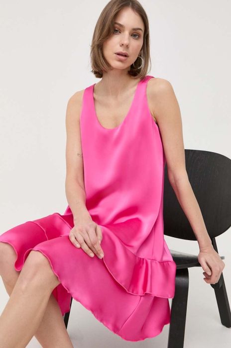 Сукня Liu Jo колір рожевий mini розкльошена (3151445)