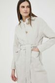 Пальто Mustang жіночий колір бежевий перехідний