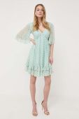 Сукня Twinset колір зелений mini розкльошена (3327067)