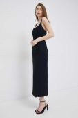 Сукня Emporio Armani колір чорний midi пряма
