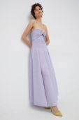 Сукня Emporio Armani колір фіолетовий maxi облягаюча