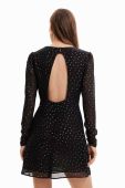 Сукня Desigual колір чорний mini пряма (2915205)