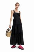 Сукня Desigual колір чорний maxi пряма (3145035)