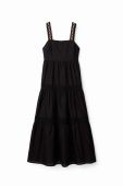 Сукня Desigual колір чорний maxi пряма (3145035)