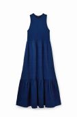 Сукня Desigual midi пряма колір блакитний (3145065)