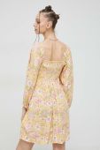 Сукня Billabong колір жовтий mini розкльошена (3023190)