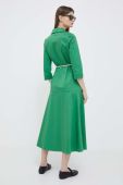 Сукня Pennyblack колір зелений midi розкльошена
