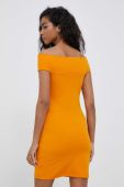 Сукня Sisley колір помаранчевий mini облягаюча