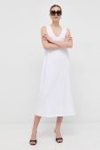 Сукня Max Mara Leisure колір білий midi пряма