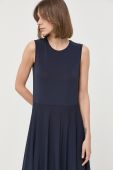 Сукня Max Mara Leisure колір синій midi розкльошена (3159492)