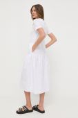 Сукня Max Mara Leisure колір білий midi розкльошена