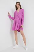 Сукня United Colors of Benetton колір фіолетовий mini розкльошена (3170911)