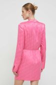 Сукня HUGO колір рожевий mini облягаюча (3058565)