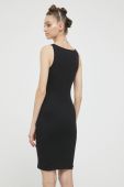 Сукня HUGO колір чорний mini облягаюча (3113537)