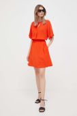 Сукня United Colors of Benetton колір помаранчевий mini розкльошена (3297824)