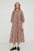 Бавовняна сукня Herskind Quincy Liberty midi oversize колір барвистий