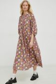 Бавовняна сукня Herskind Quincy Liberty midi oversize колір барвистий