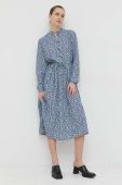 Сукня Marc O'Polo DENIM колір синій midi розкльошена
