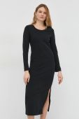 Сукня Marc O'Polo колір чорний midi облягаюча (2951830)