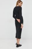 Сукня Marc O'Polo колір чорний midi облягаюча (2951830)