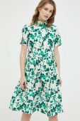 Сукня Marc O'Polo колір зелений midi розкльошена