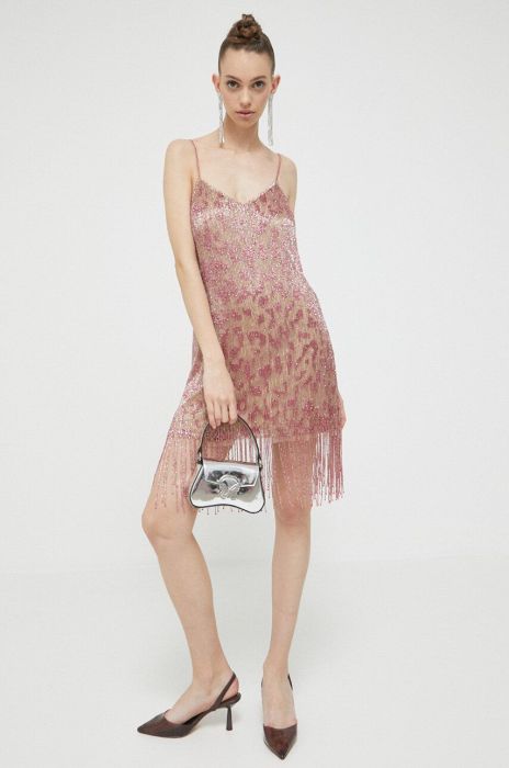 Сукня Blugirl Blumarine колір рожевий mini облягаюча