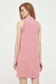 Бавовняна сукня Colmar колір рожевий mini пряма