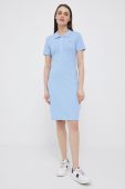Сукня Tommy Hilfiger mini облягаюча колір блакитний